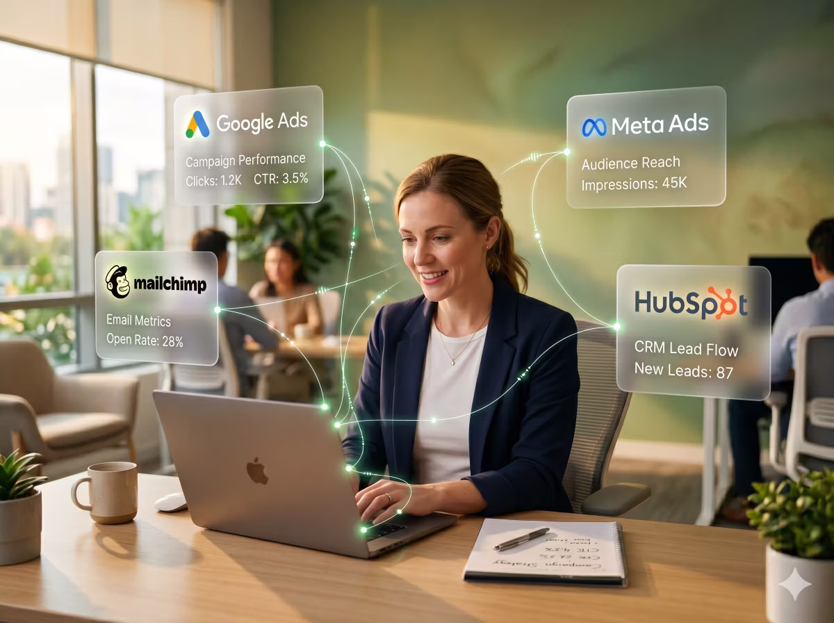 Connecting marketing tools across platforms with Hoook